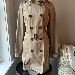 Roz & Ali khaki rain coat.